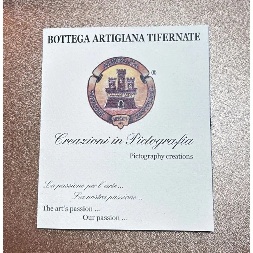 Bottega Artigiana Tifernate Fresco Angel Painting Melozzo da Forli Gold Leaf COA